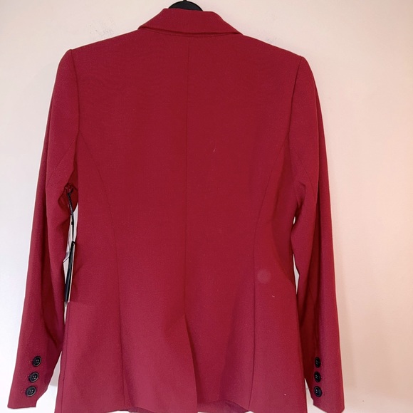 Halogen size XS red blazer, suit jacket, classic, basic, NWT - Picture 2 of 5